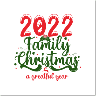 family christmas 2022 Posters and Art